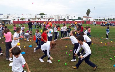 Deporte rural con 1 y 2 de primaria