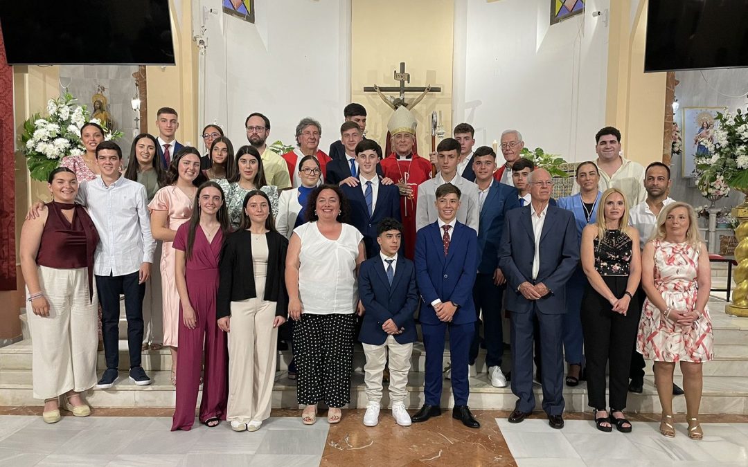 San José del Valle recibió al obispo diocesano en su visita pastoral